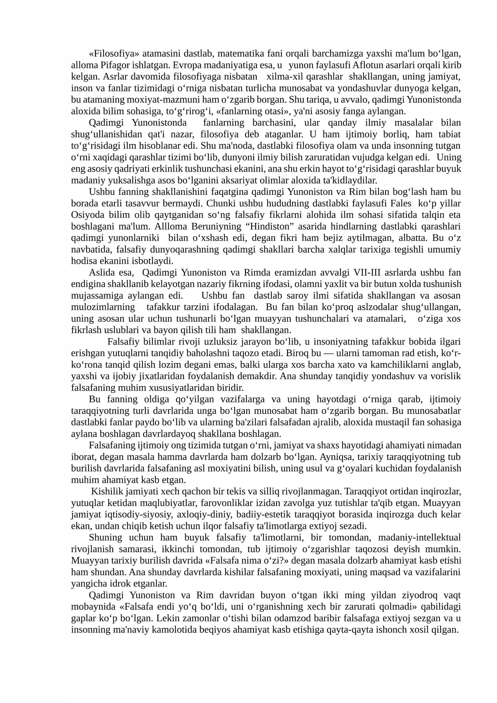 MODUL. FALSAFA VA MANTIQ 3