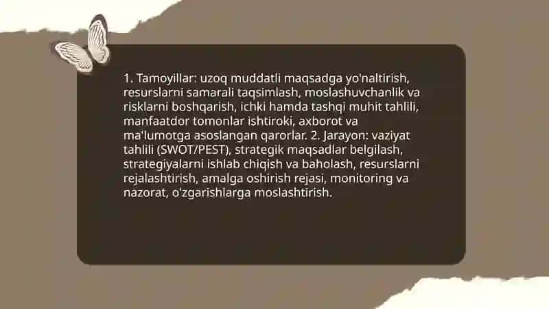 Boshqaruv taktikasi va strategiyasi 3
