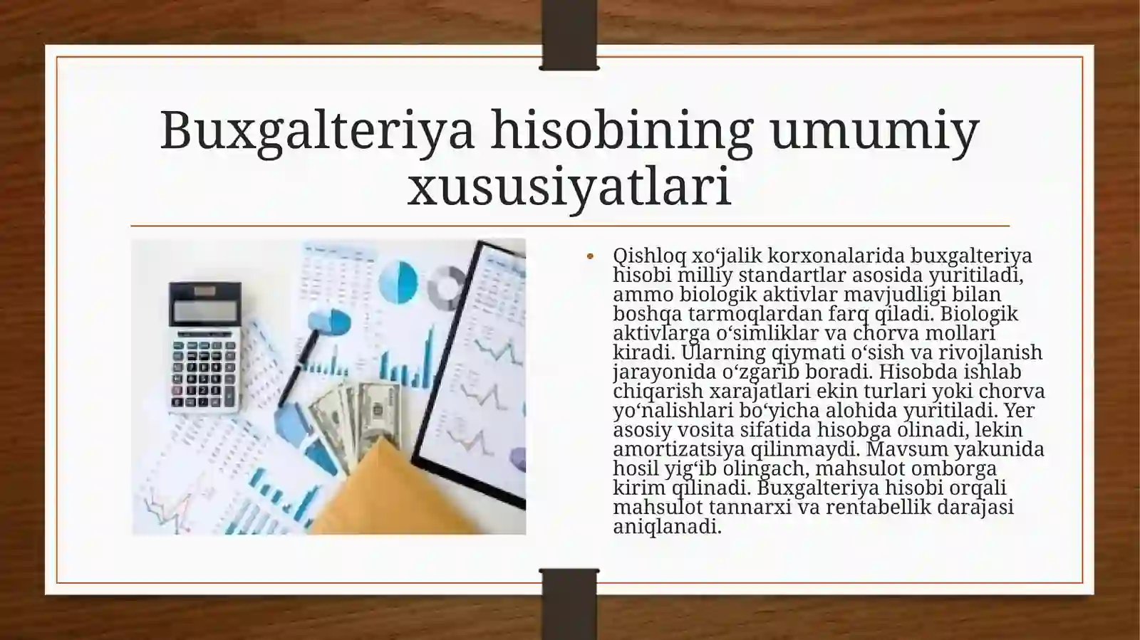 Qishloq  xo'jalik korxonalarida buxgalteriya hisobi 3