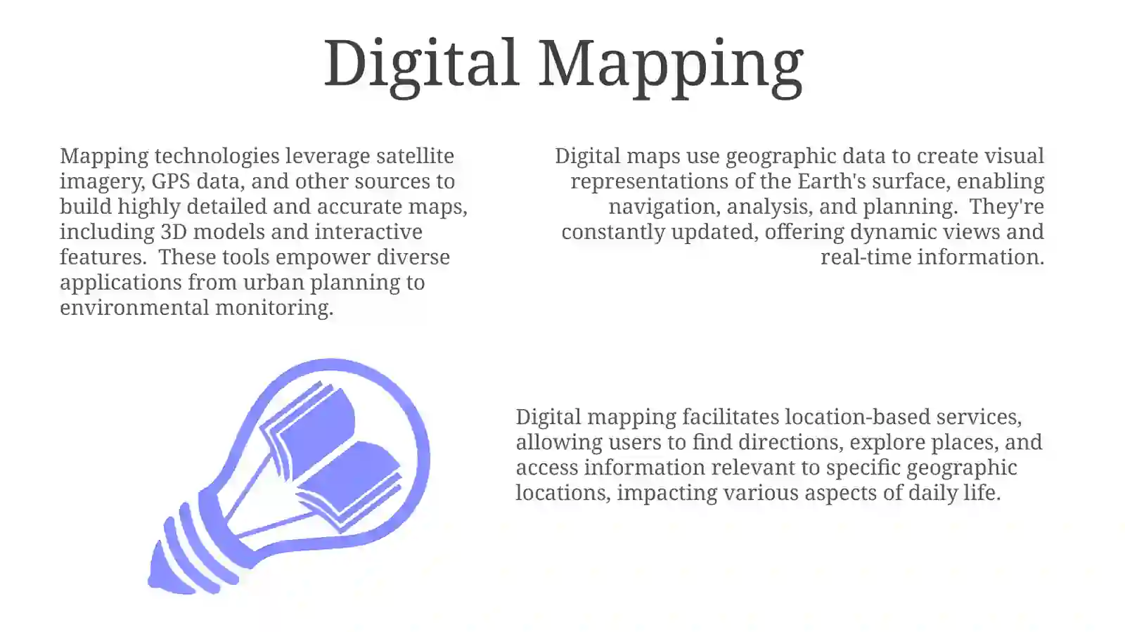 Digital Mapping 3