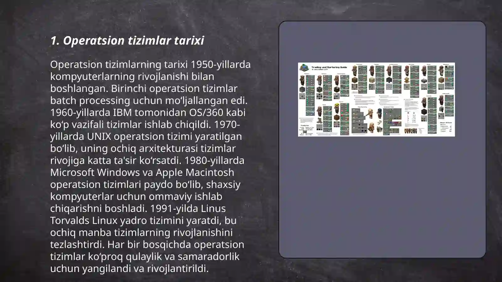 Operatsion tizimlarning tarixi 3