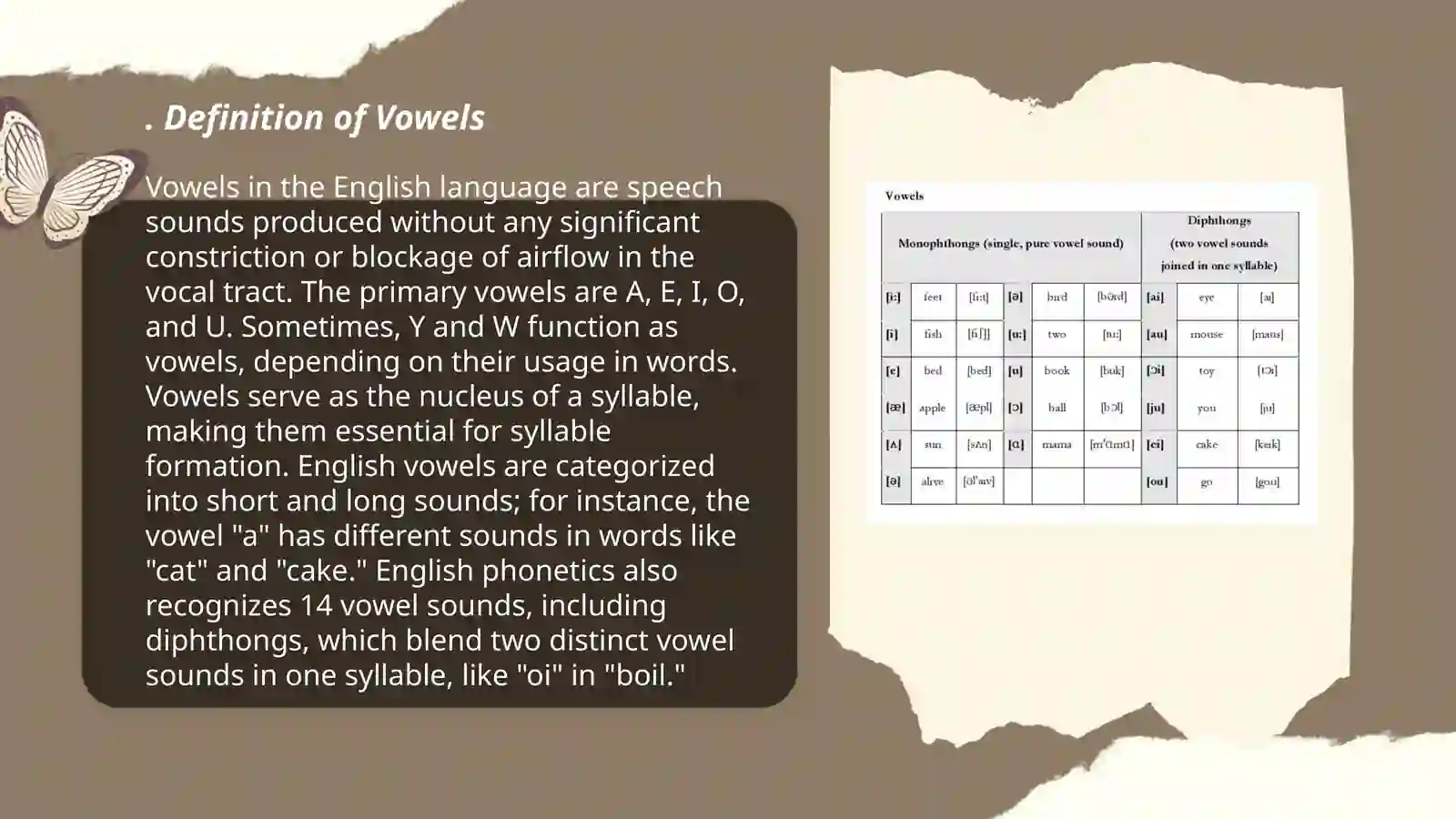 Vowels 3
