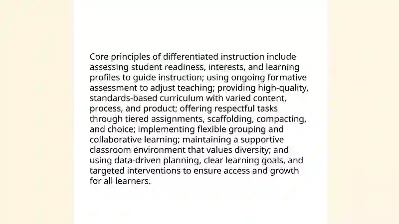 Differentiated Instruction and Inclusive Teaching 3