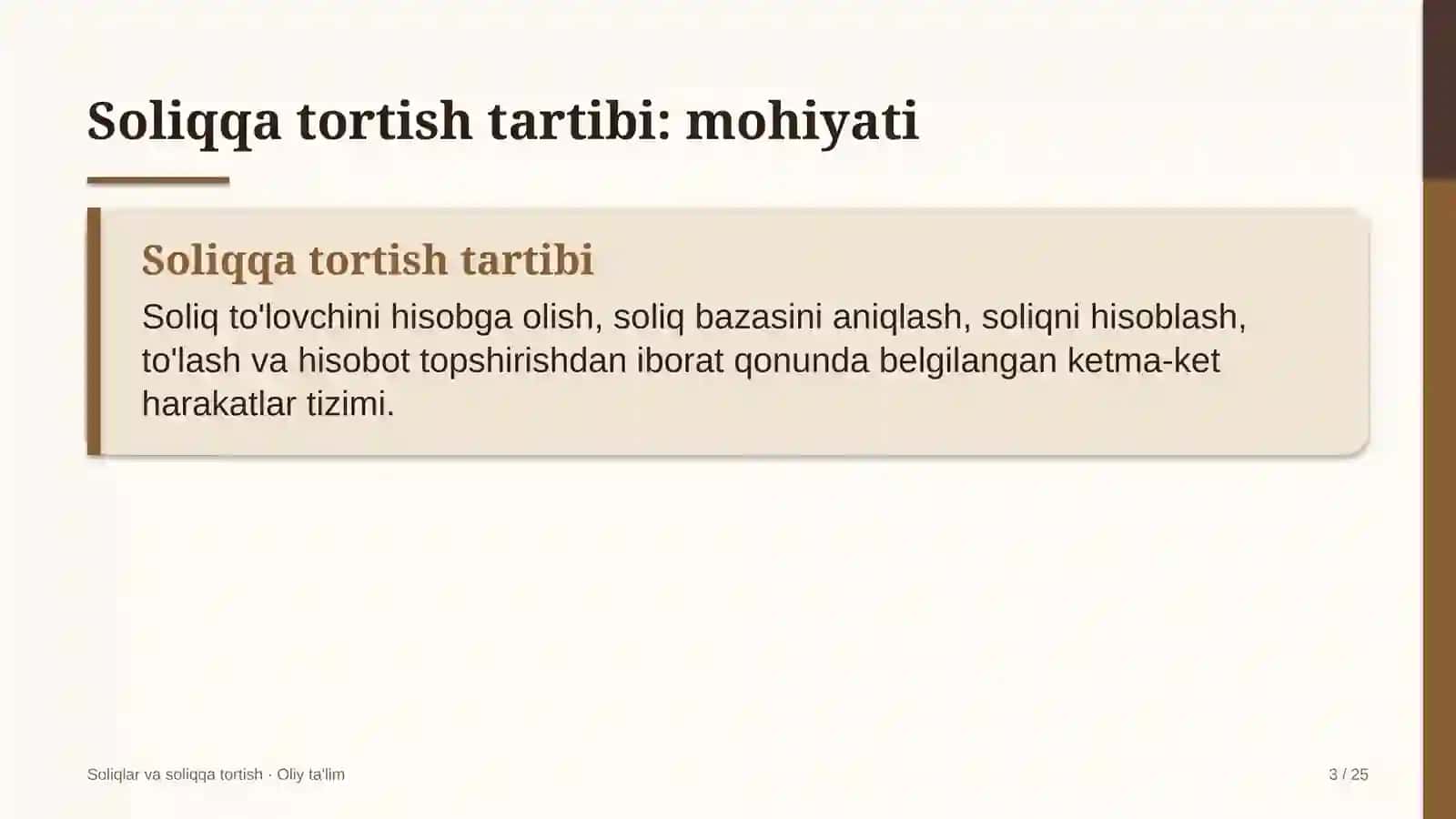 til o'rgatish markazlarida soliqqa tortish tartibi 7908 3