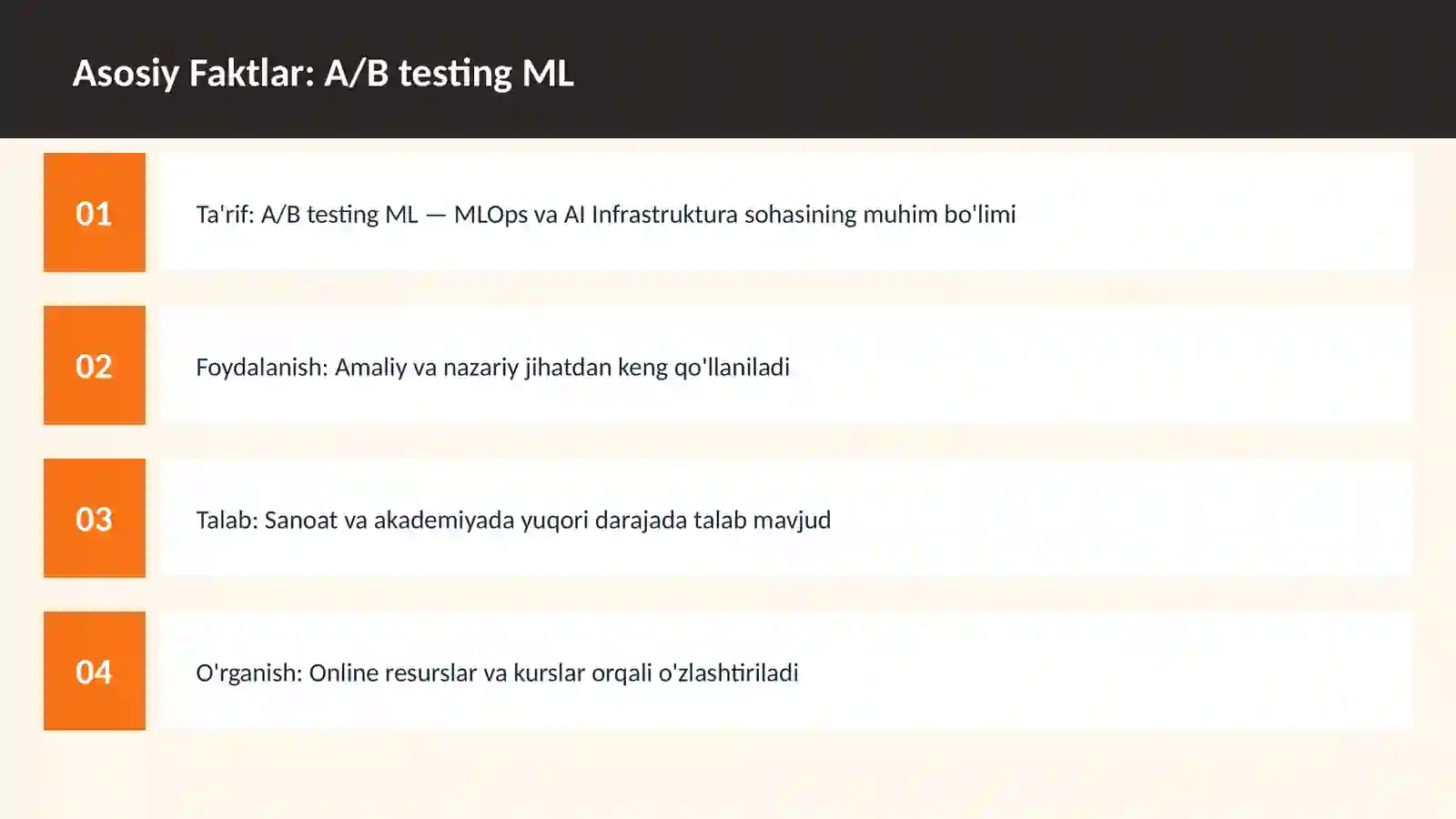 A/B testing ML 3