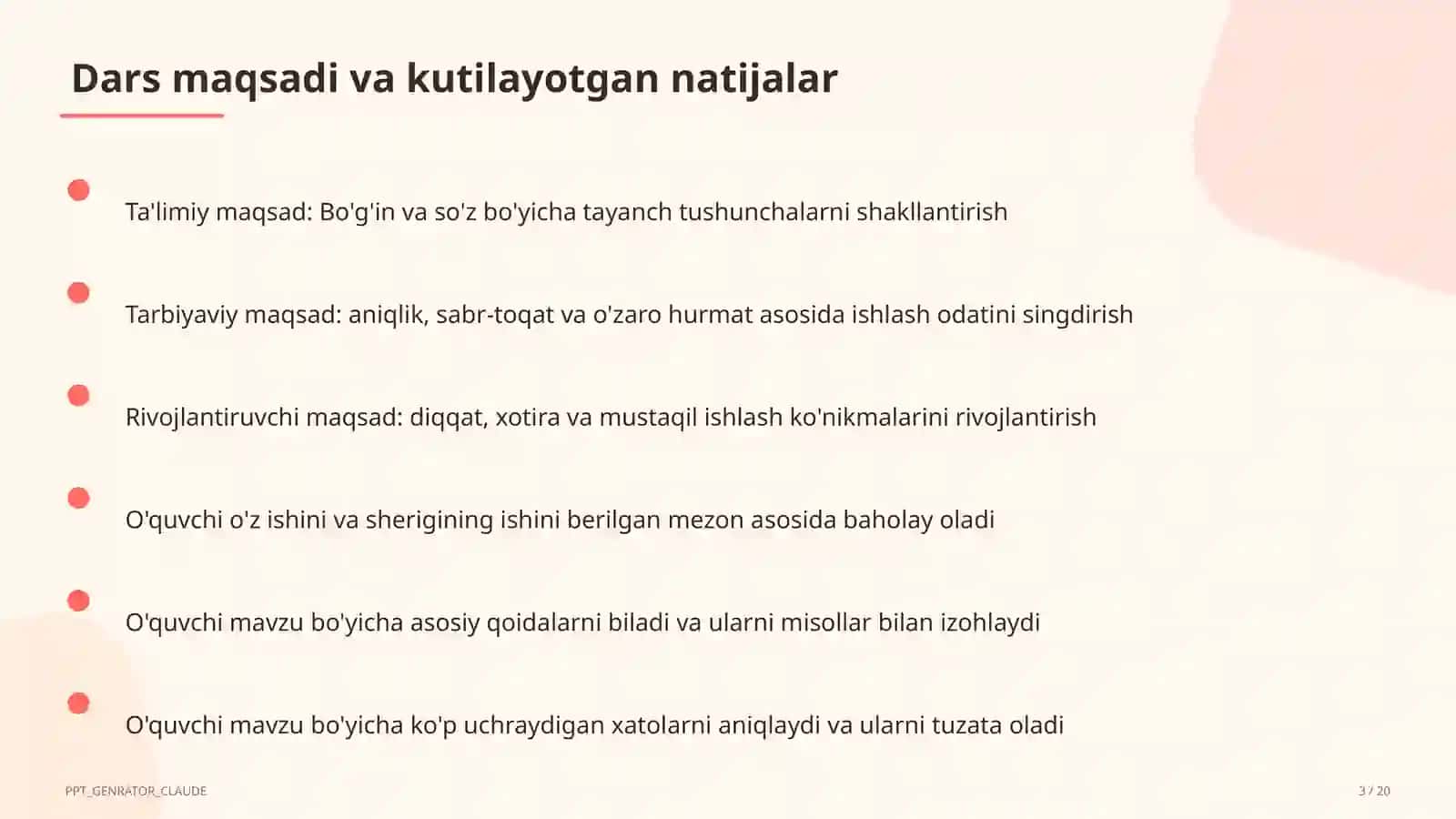 Bo'g'in va so'z (1-sinf) 4