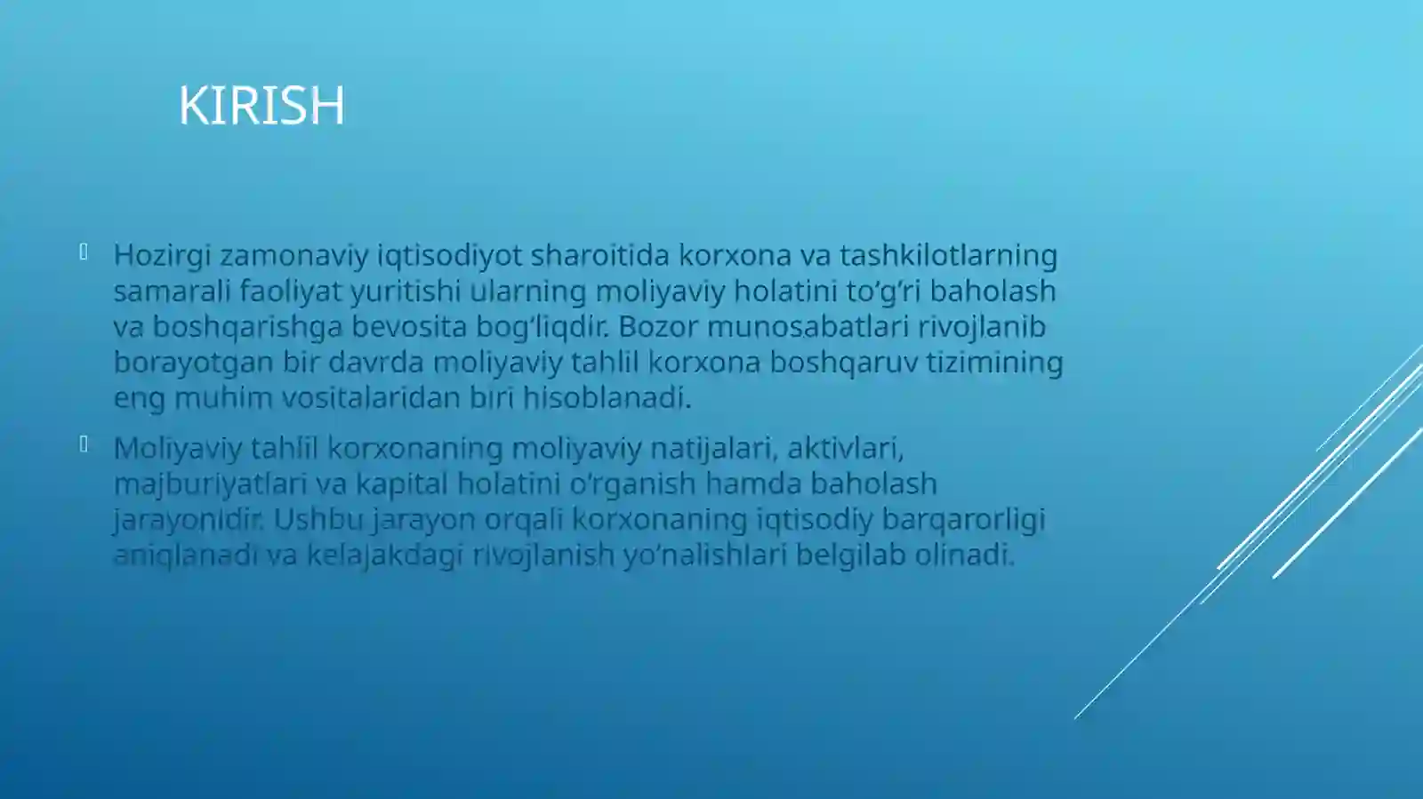 Moliyaviy tahlilni tashkil etish va axborot manbalari 3
