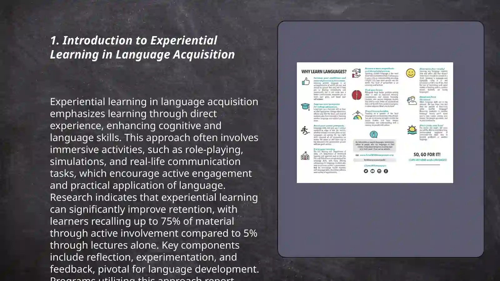Experiental and negotiated language learning 3