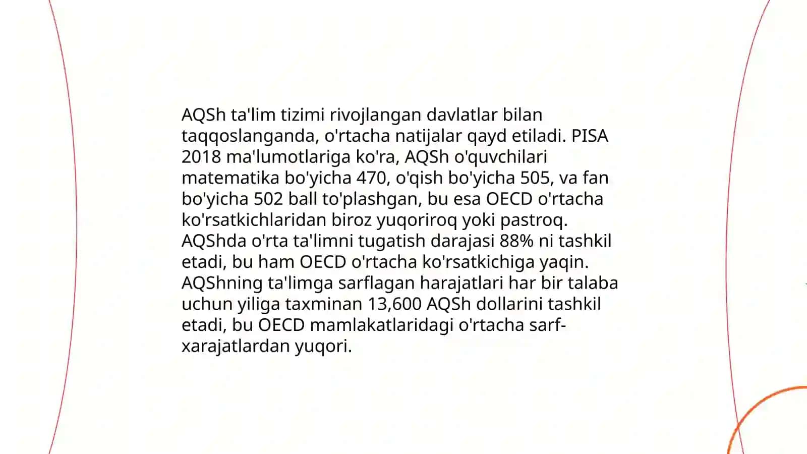 Rivojlangan davlatlar AQSh Janubiy Koreya Singapur ta'lim tizimlari 3