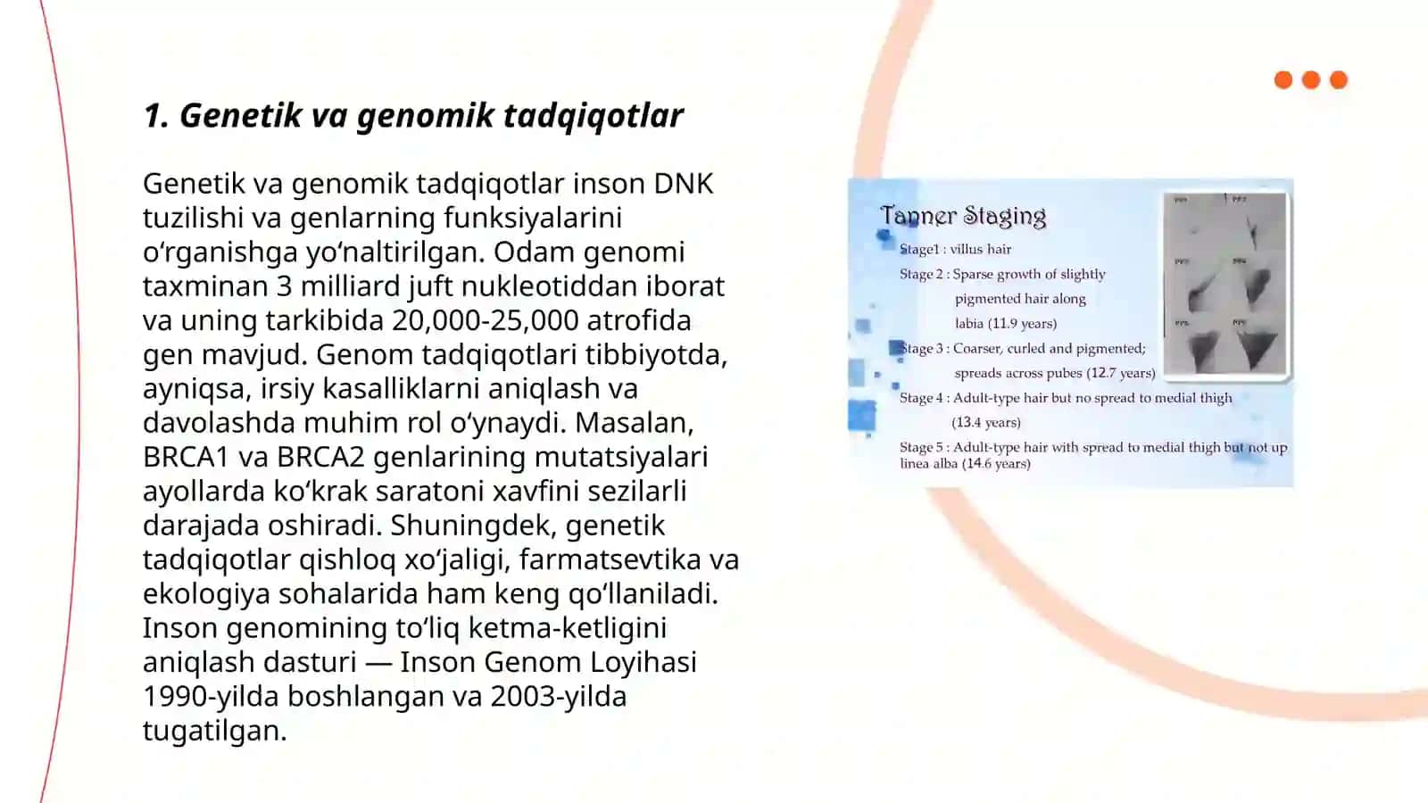 Genetik va genomik tadqiqotlar 3
