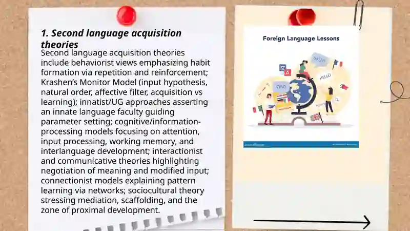 Second language acquisition theories 3