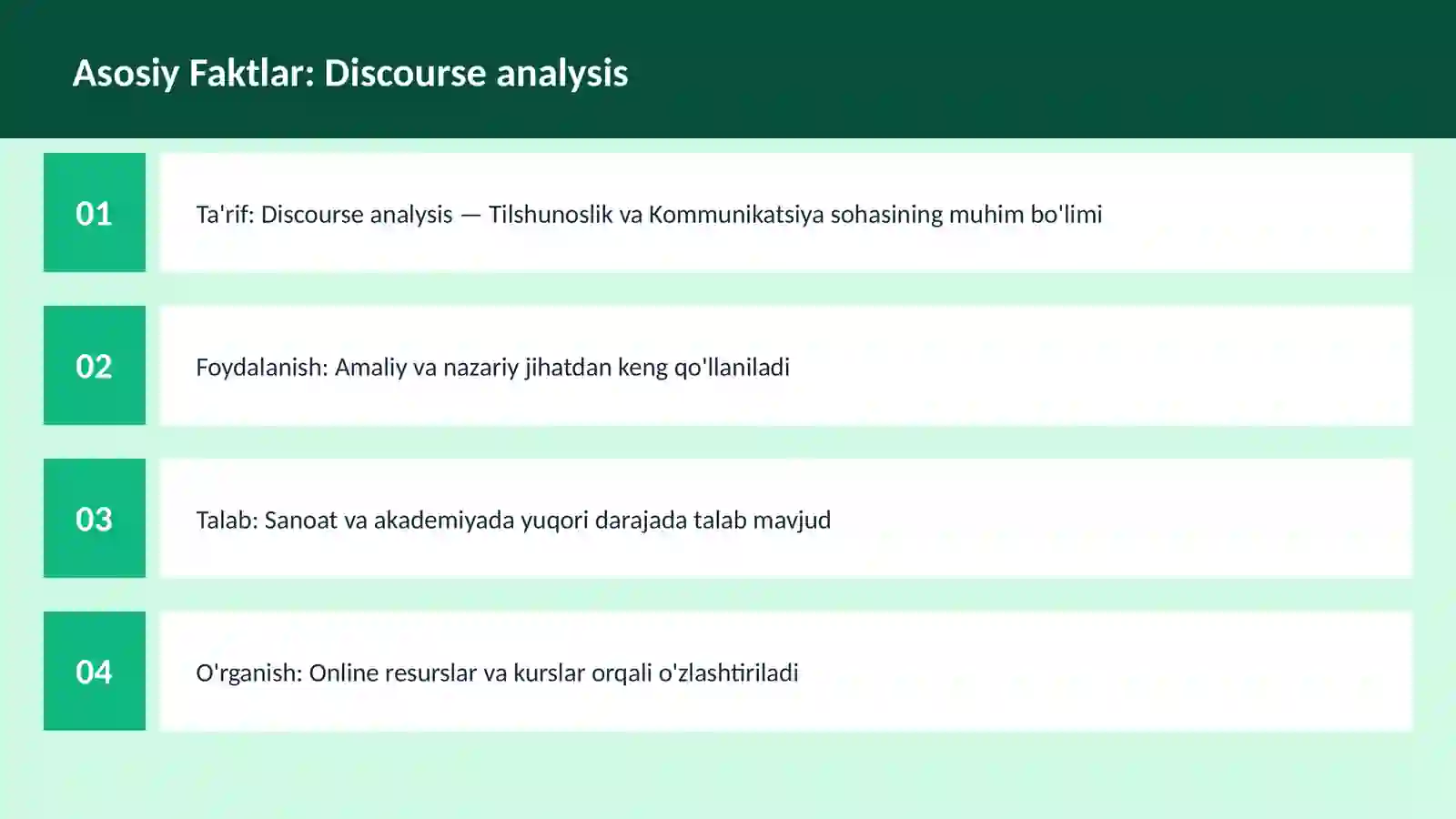 Discourse analysis 3