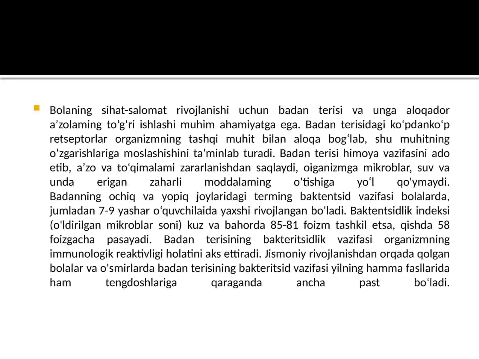Tashkillashtirilgan bolalar jamoalarida UAS Hishining gigiyenik jihatlari 3