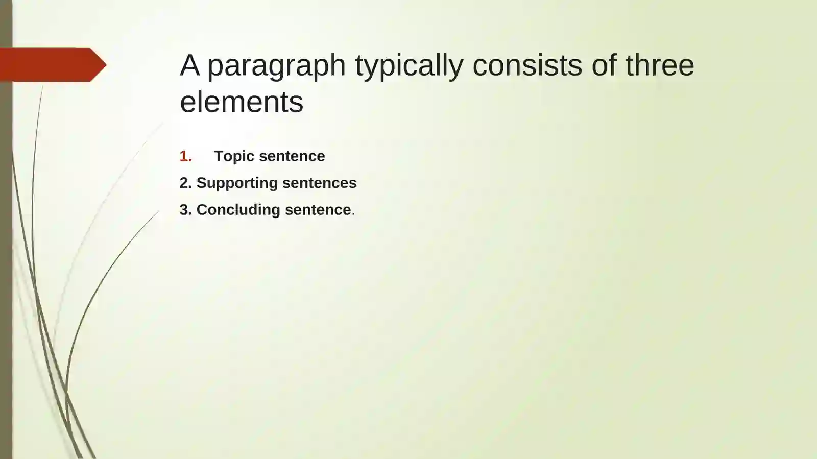 Paragraph writing 3