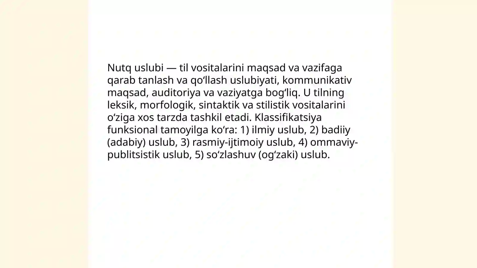 Nutq uslublari 3
