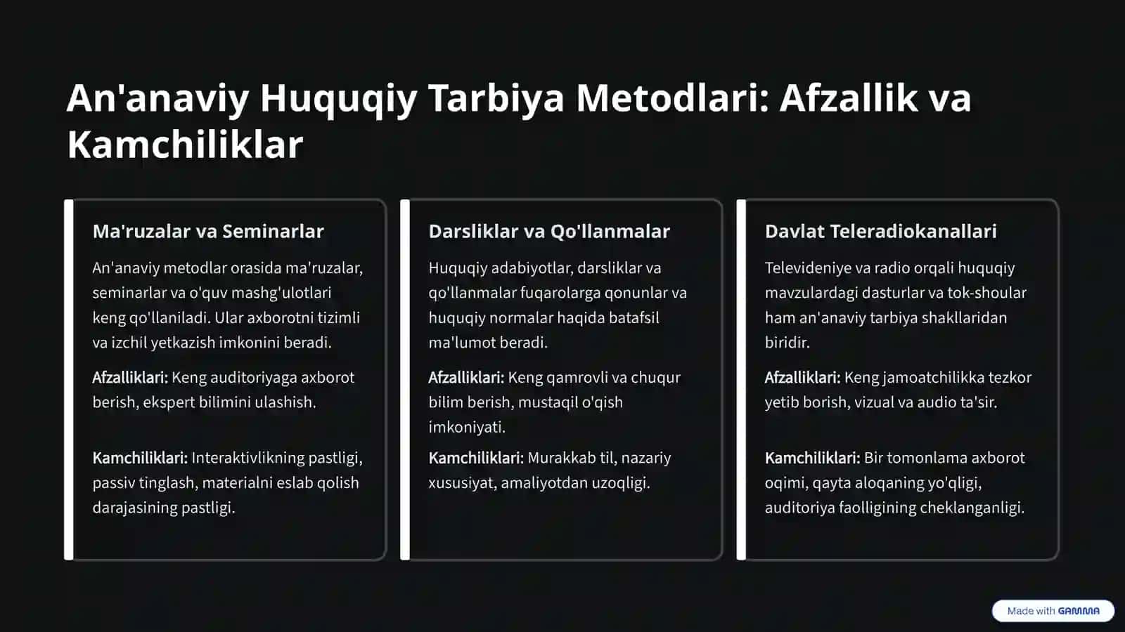 Huquqiy Tarbiya Metodlari Samaradorlik va Zamonaviy Yondashuvlar 3