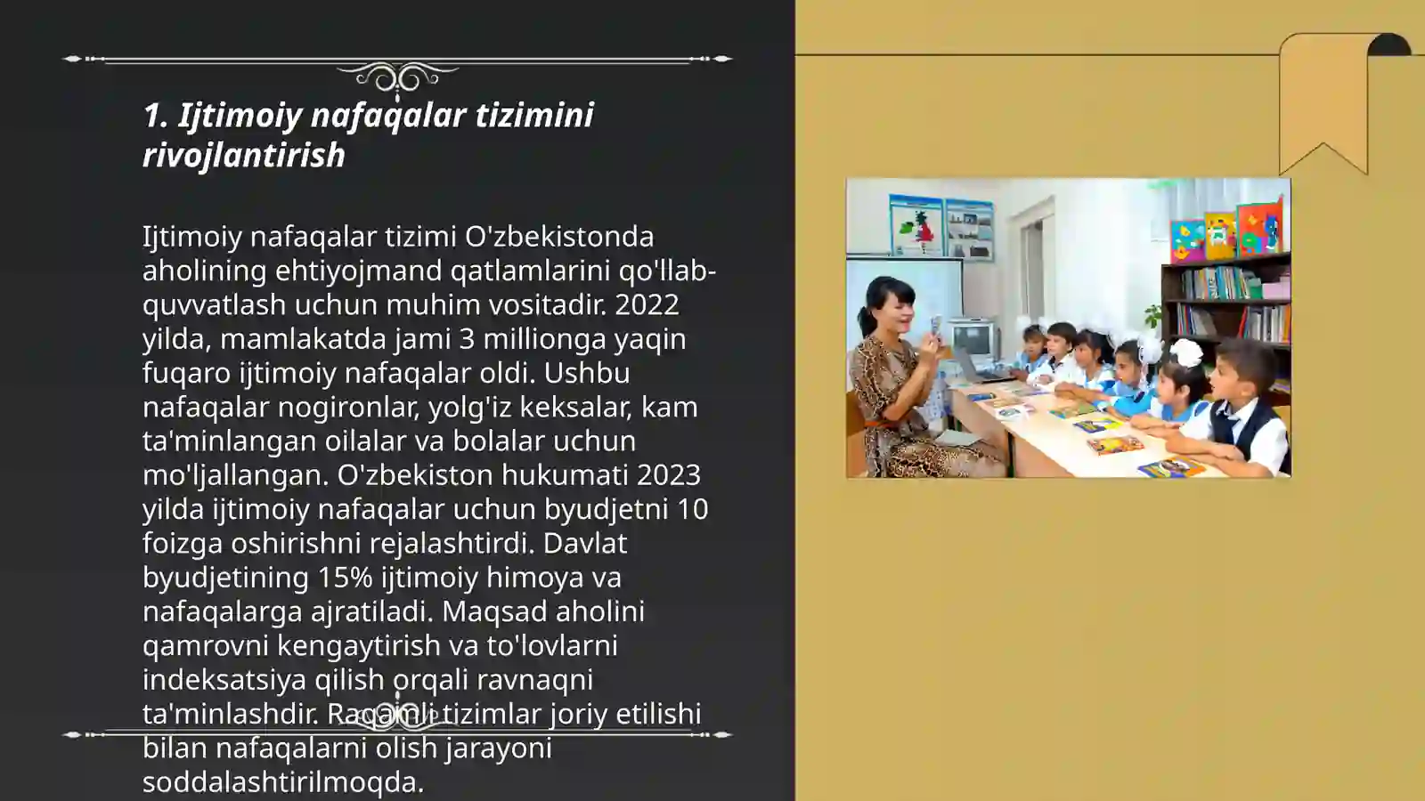 Ijtimoiy sohada aktning rivojlanish istiqbollari va asosiy vazifalari 3