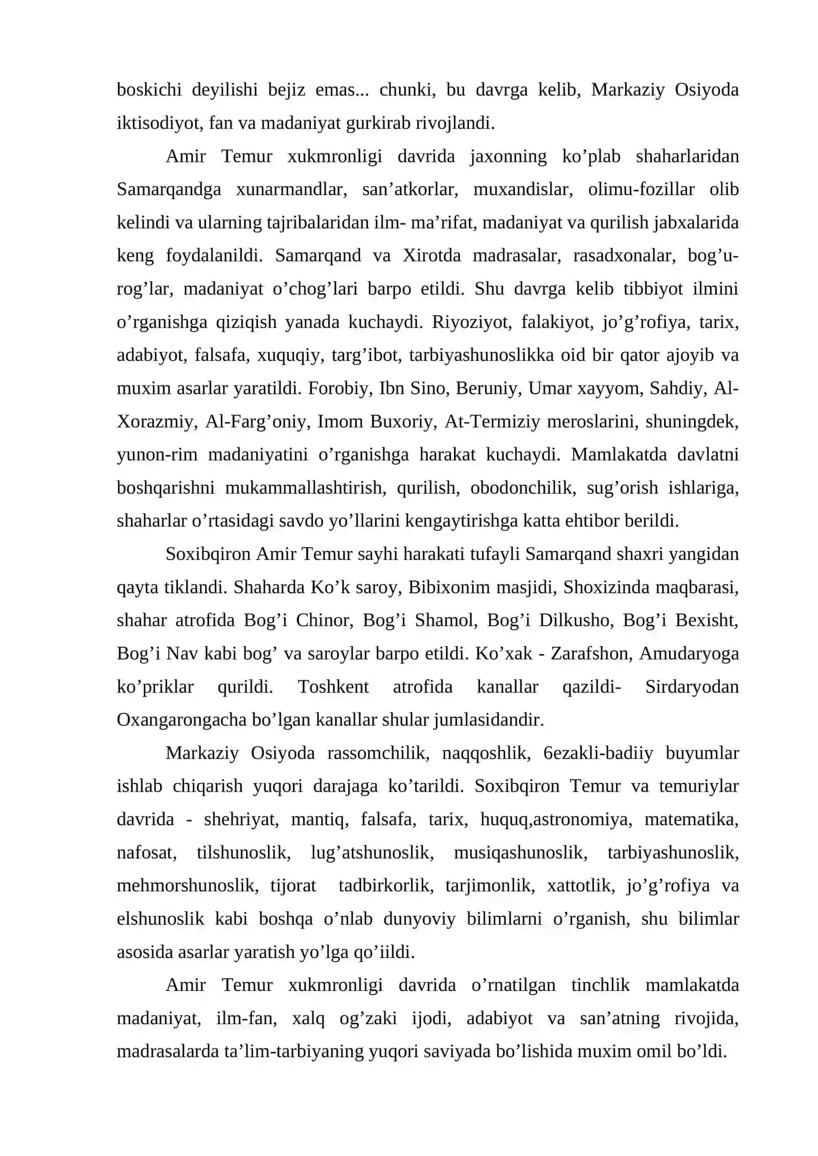 XIV- XVI asrlarda maktab va m’arifiy fikrlar taraqqiyoti 3