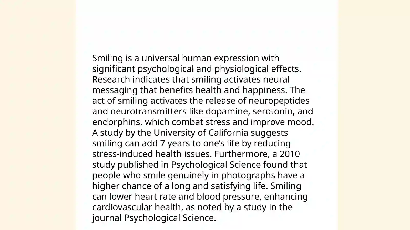 Smiling 3