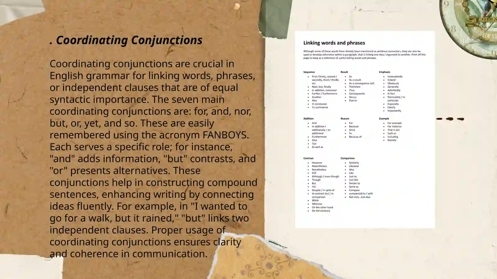Linking words 3