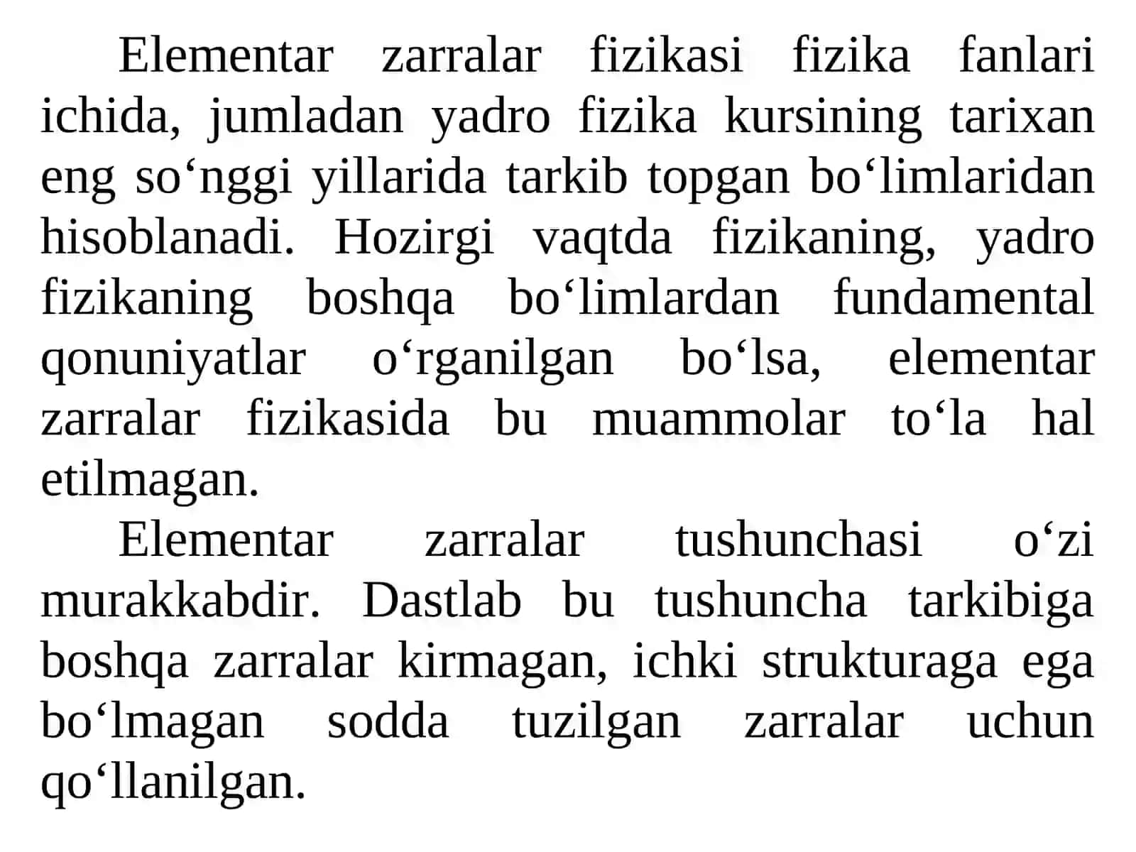 Elementar zarralarning asosiy xususiyatlari va klassifikatsiyasi mavzusi bo'yicha tayor taqdimot. 3