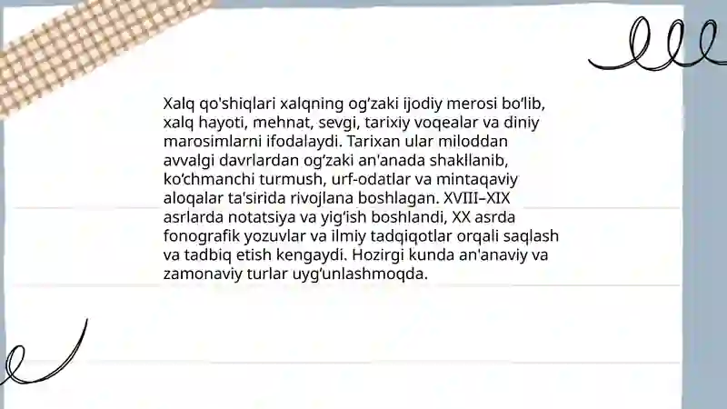 Xalq qo'shiqlari 3