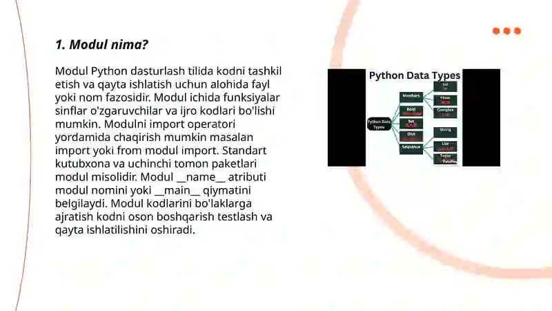 Pythonda modullar 3