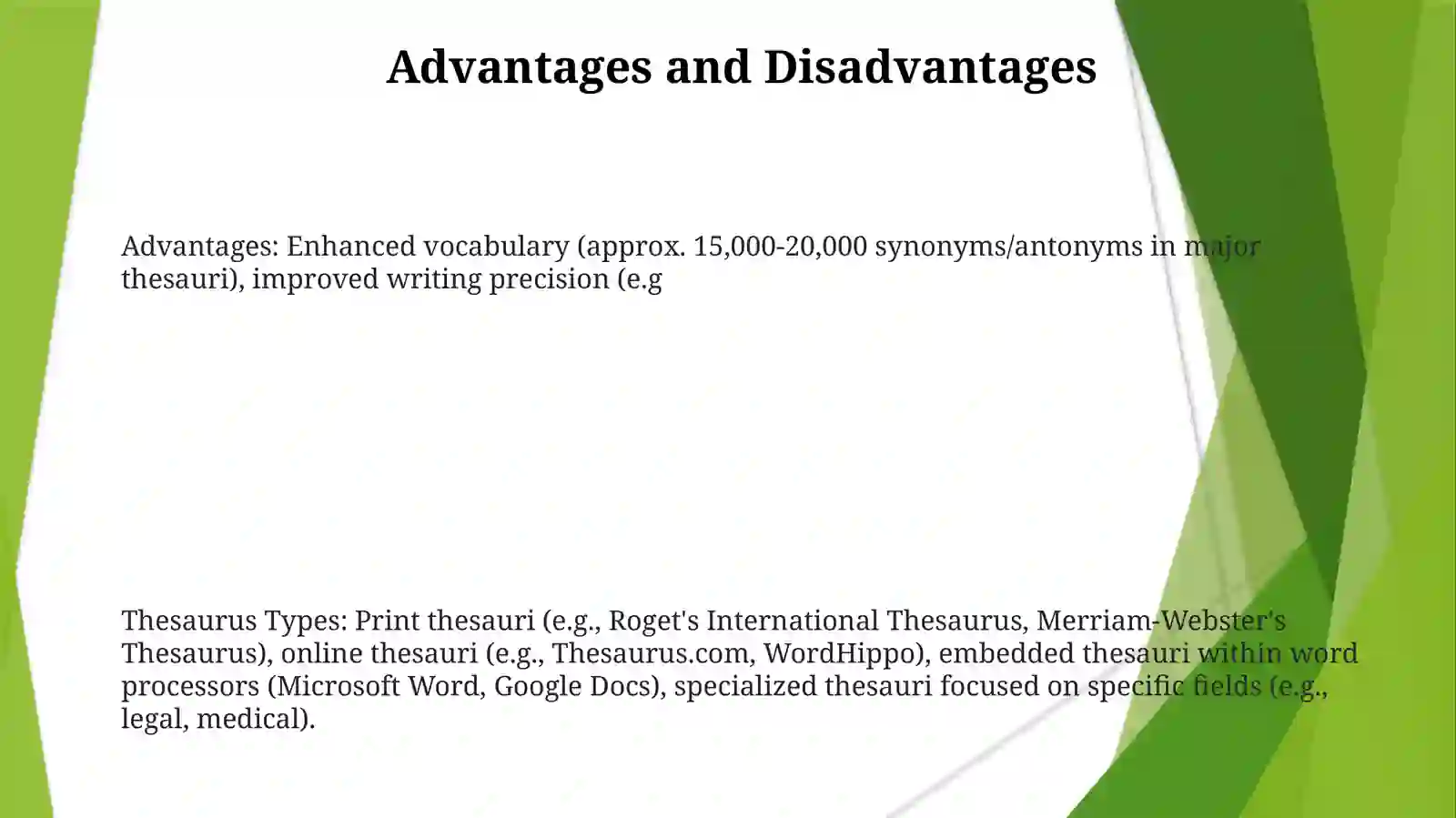 Thesaurus 3