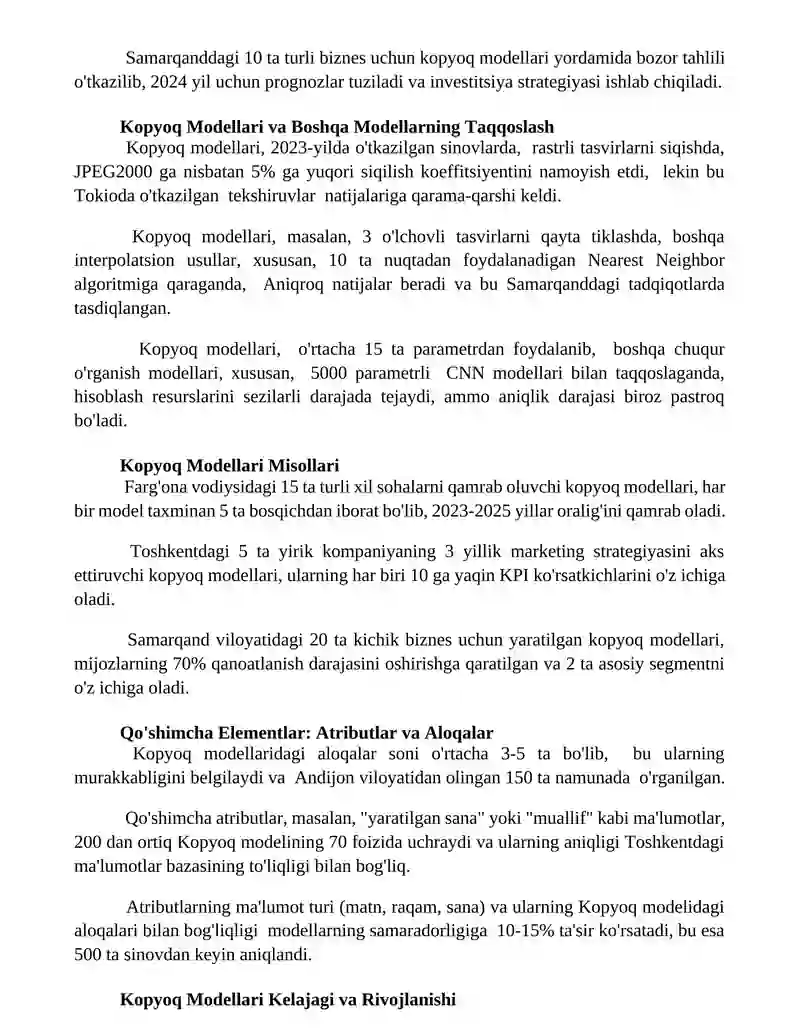 Ko'pyoq modellari va ularning elementlari 3