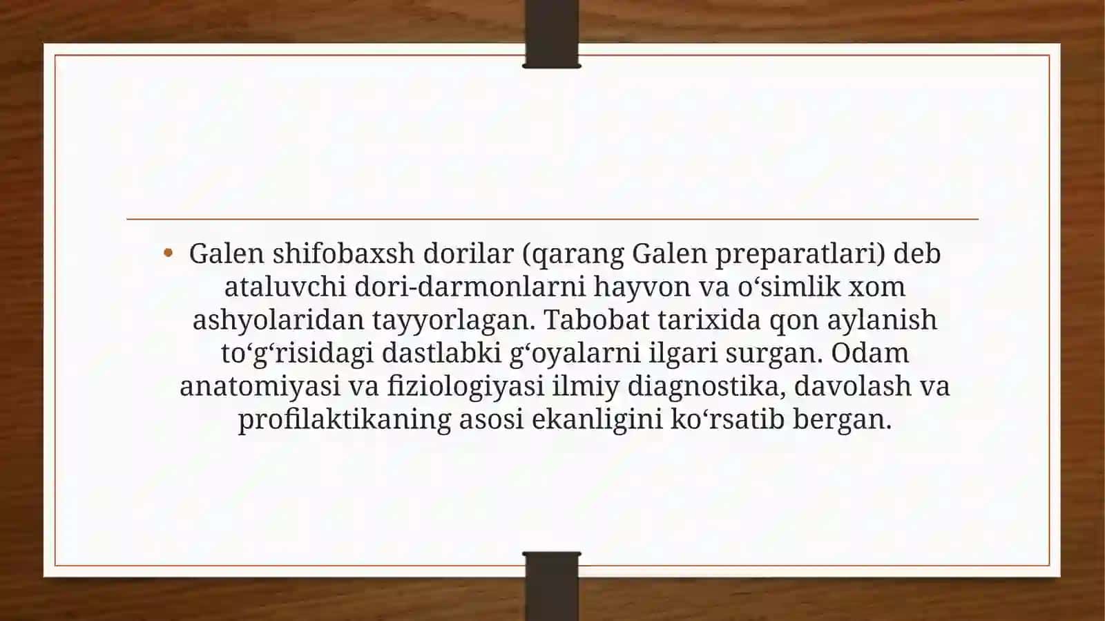 GALEN PEREPARATLARI VA TAYYOR DORI PEREPARATLARI ISHLAB CHIQARISHDAGI OMILLARI 3