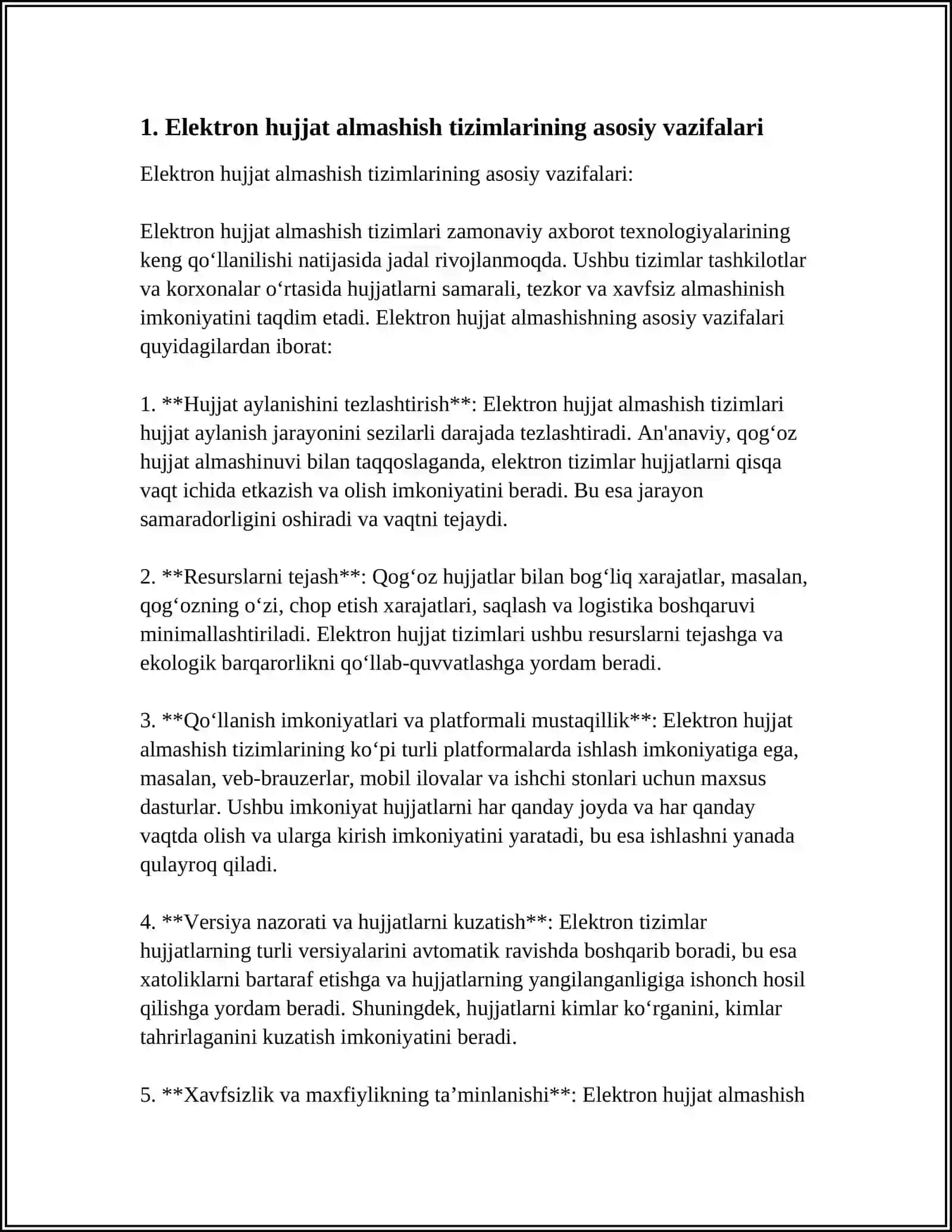 Elektron hujjat almashish tizimlari 3