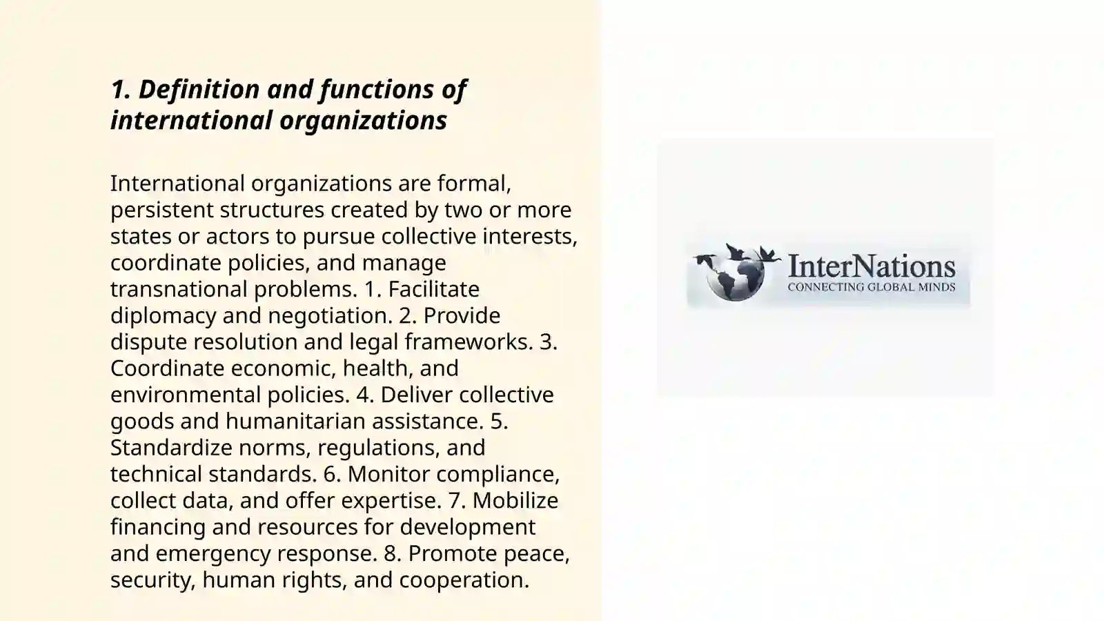 International Organizations 3