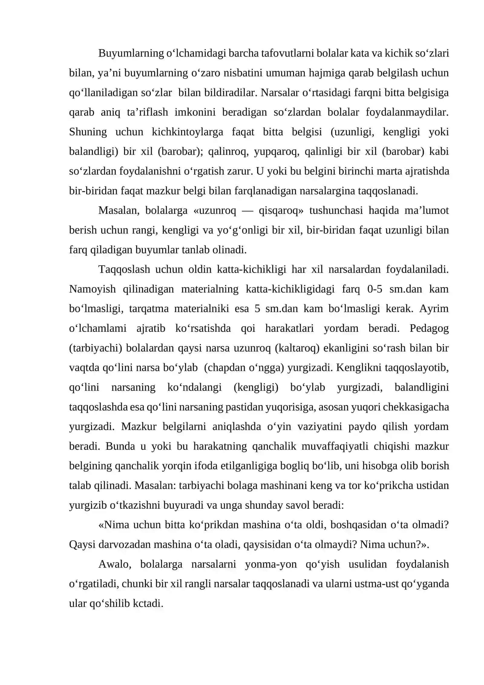 Elementara matematik tasavvurlarni shakllantirish metodikasi 3