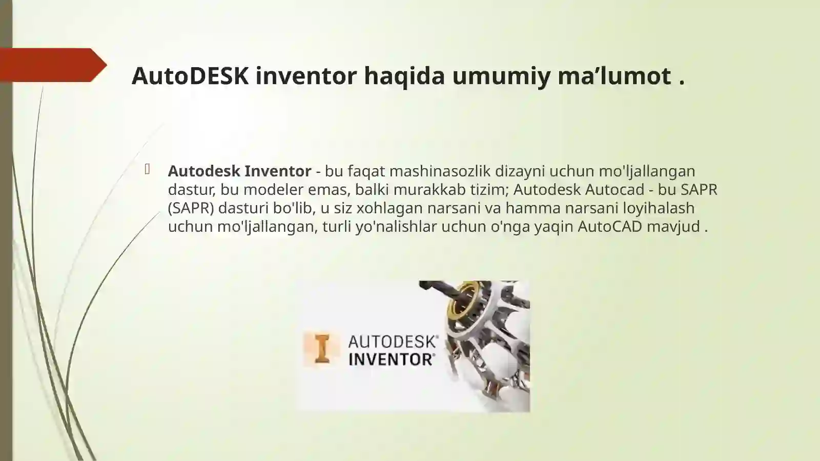 AutoDESK inventor 3
