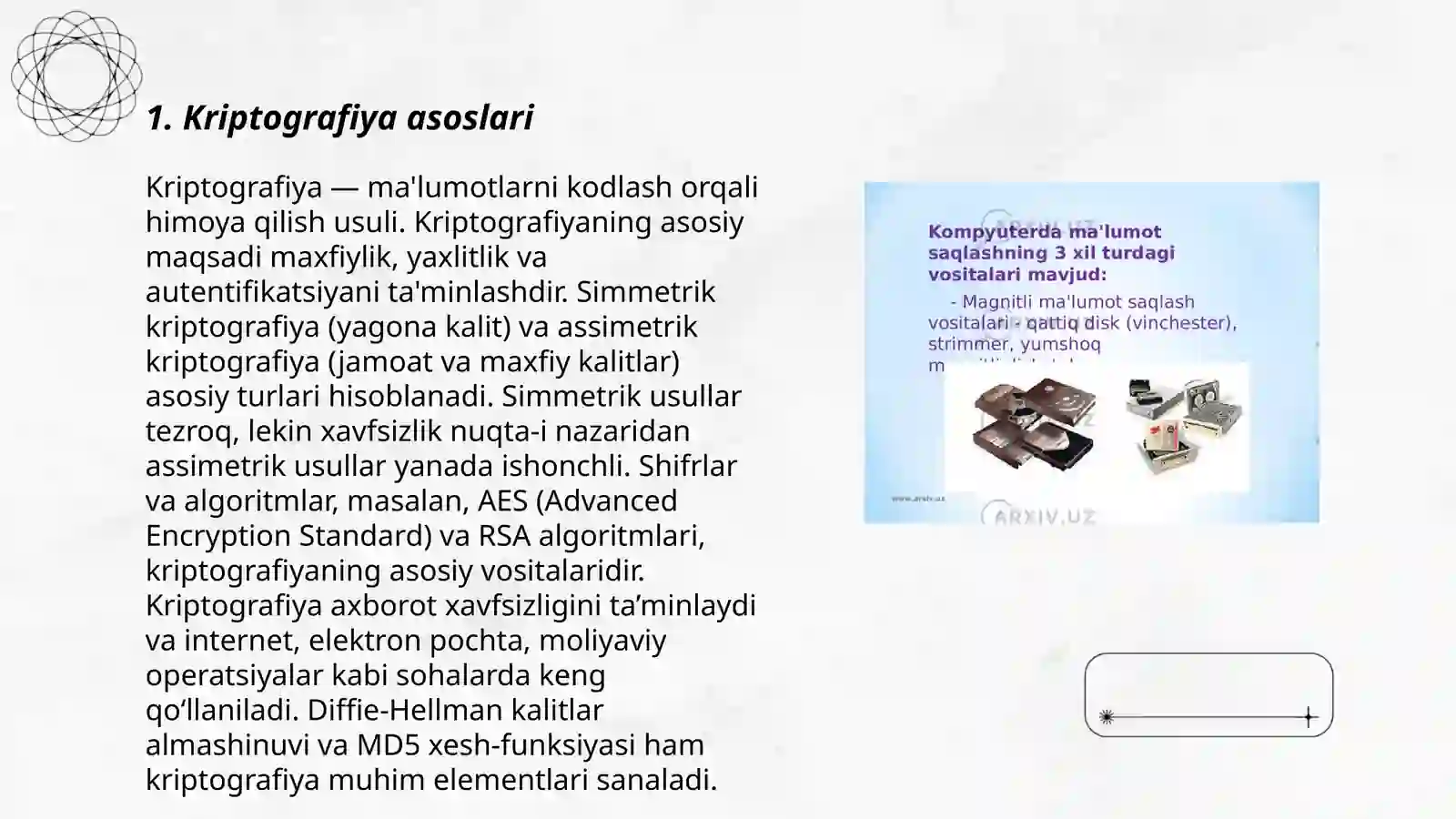 Kriptografiya asoslari 3