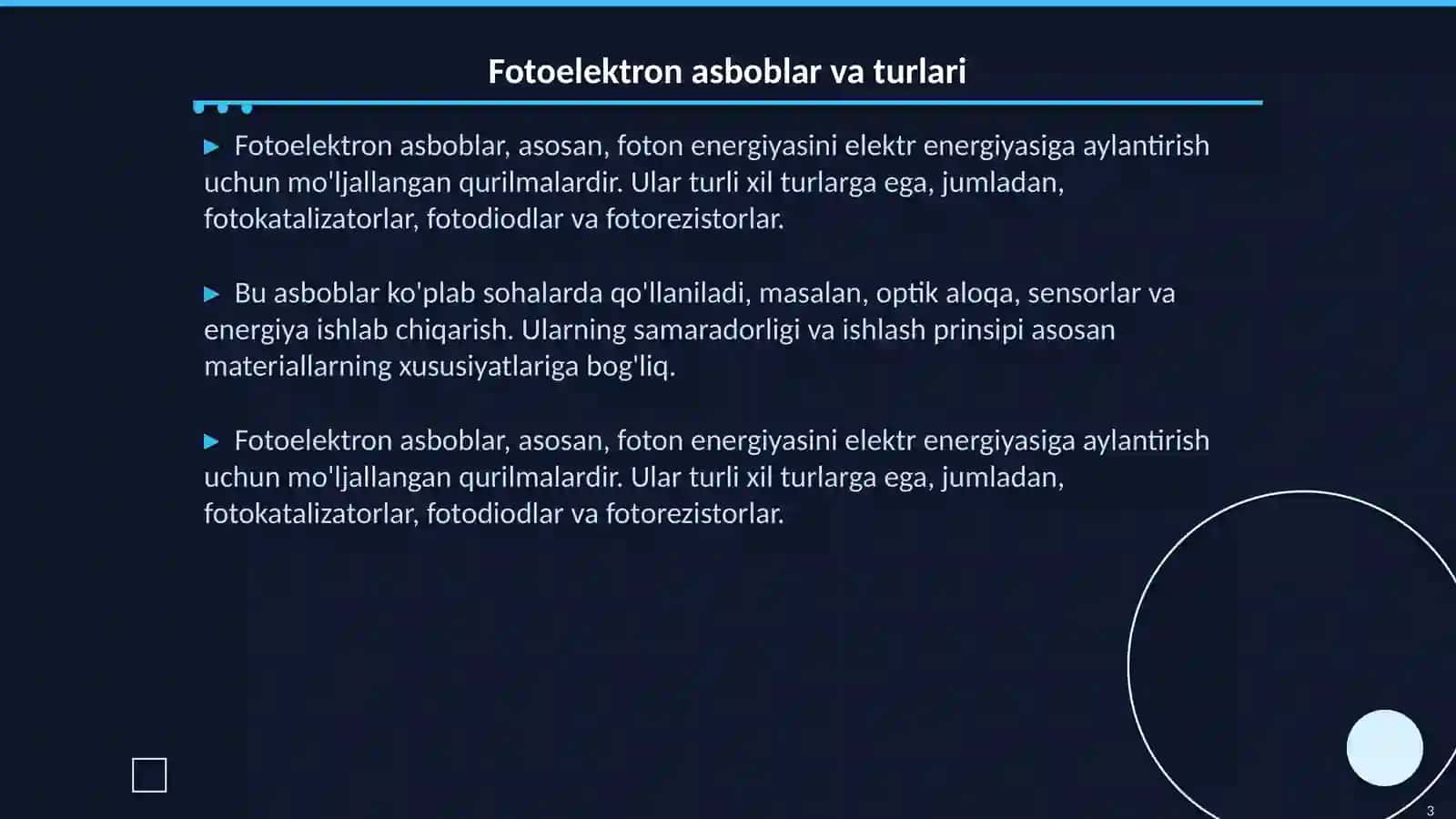 Fotoelektron asboblar. Fotorezistorning ishlashi va tuzilishi 3