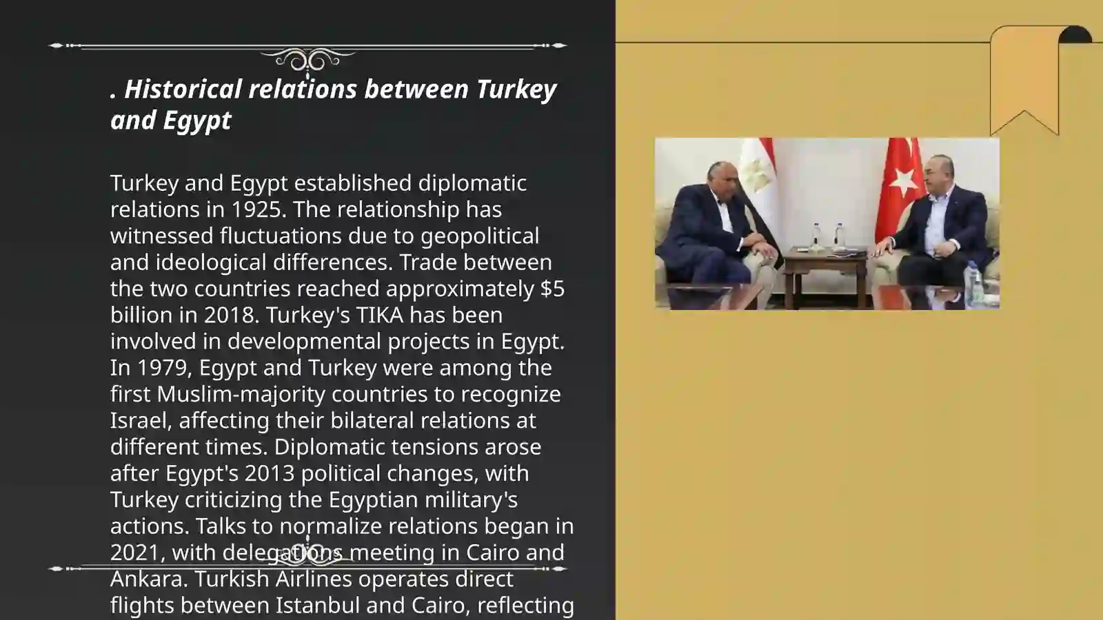 The relationship between Turkey and Egypt 3