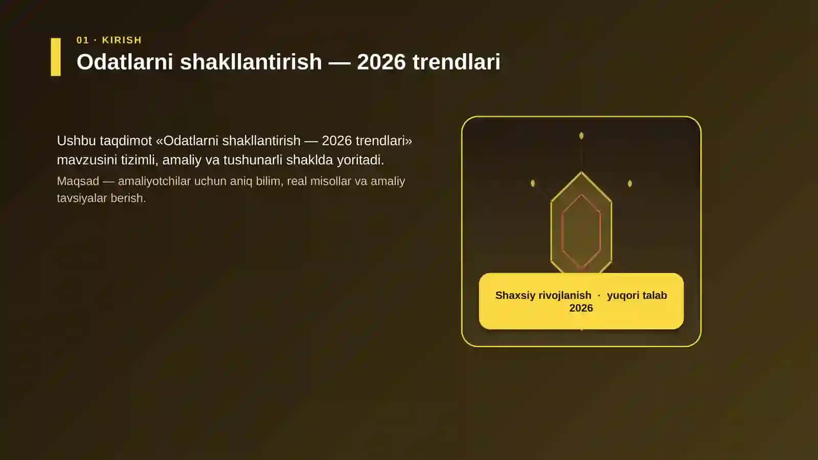 Odatlarni shakllantirish — 2026 trendlari 3
