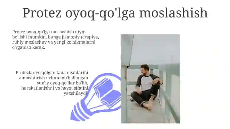 Amputatsiya, protezlash va nogironlar reabilitatsiyasi 3