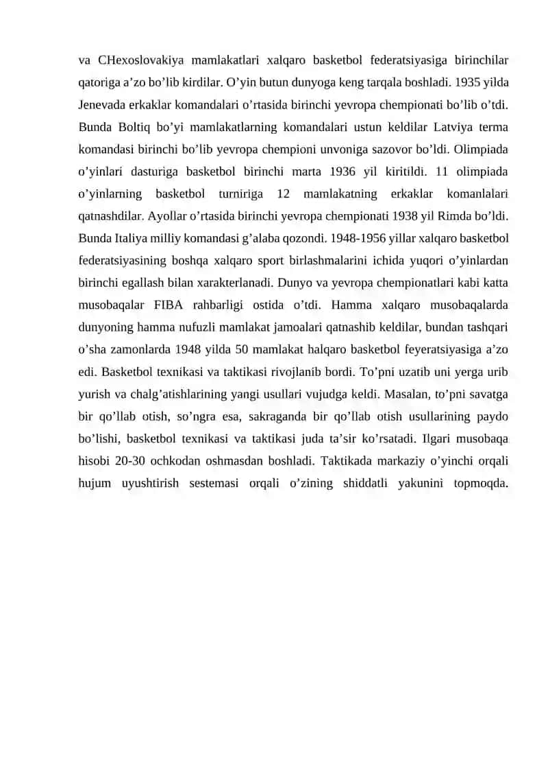 Basketbol texnikasini oʻrgatish uslubiyoti 3