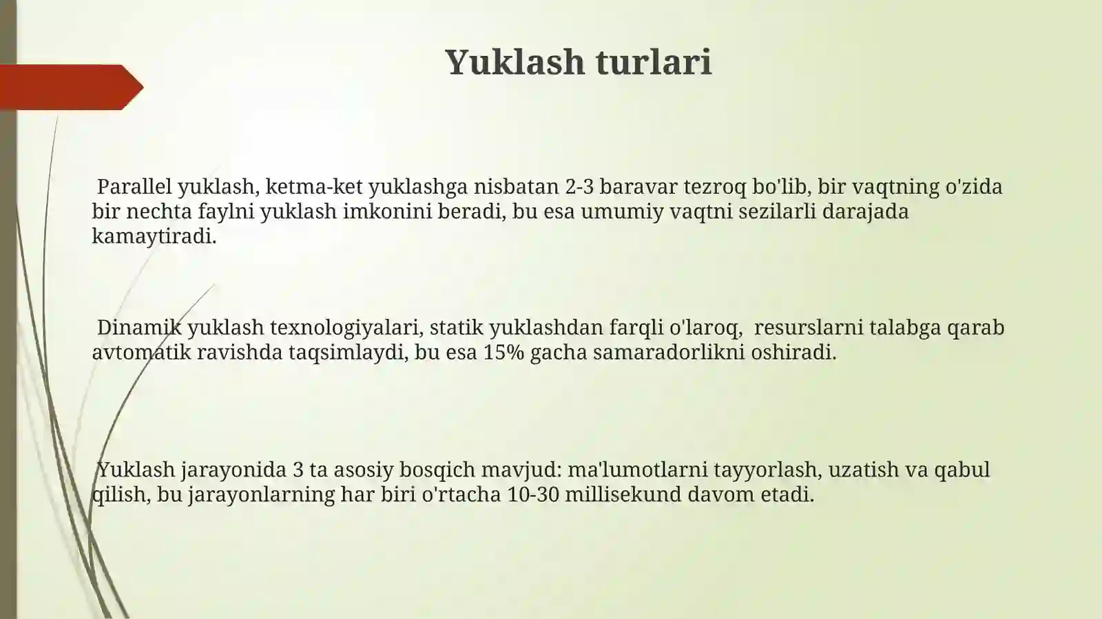 Yuklash turlari 3