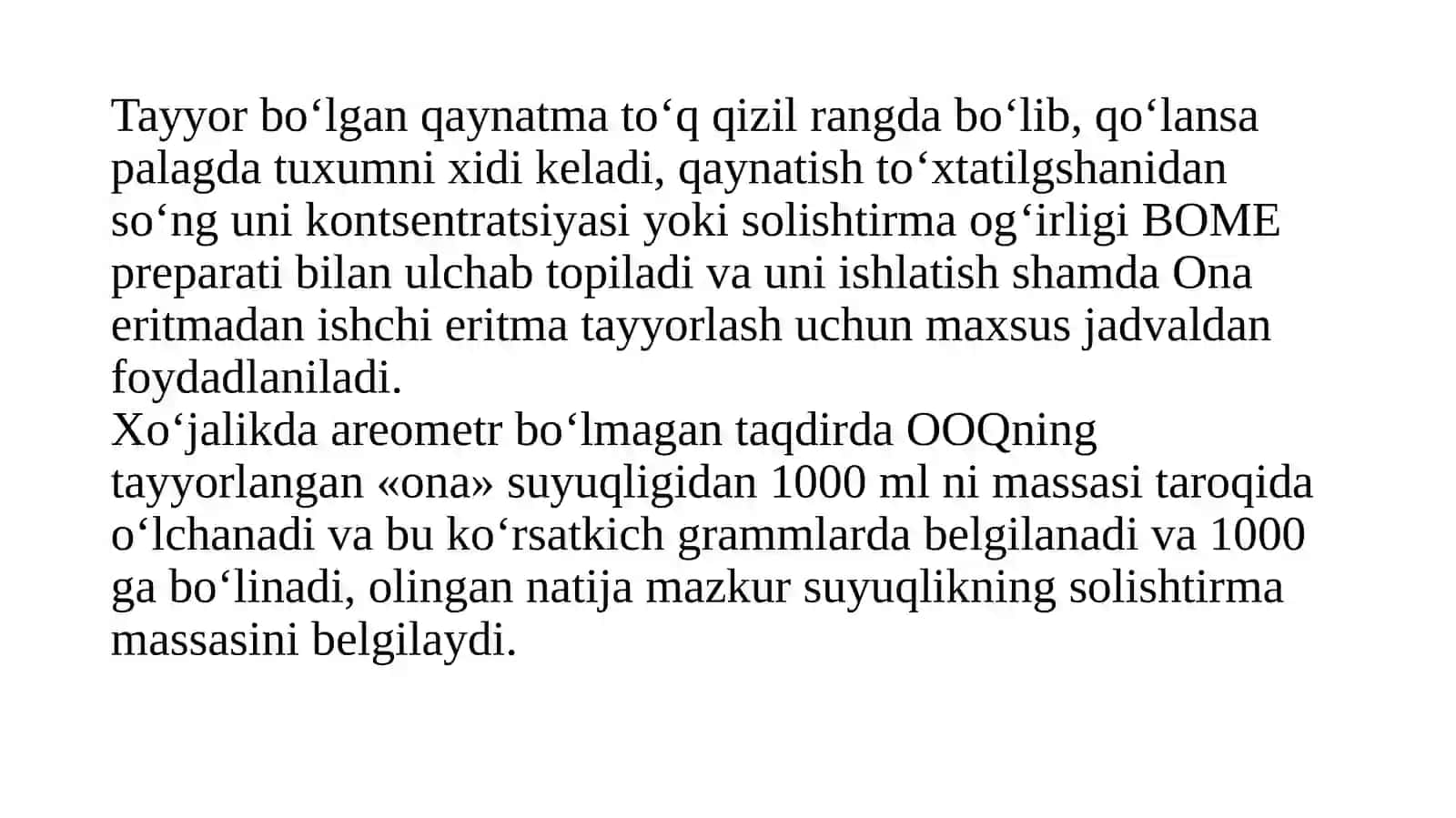 Oltingugurtning ohakli qaynatmasi(OOQ) 3