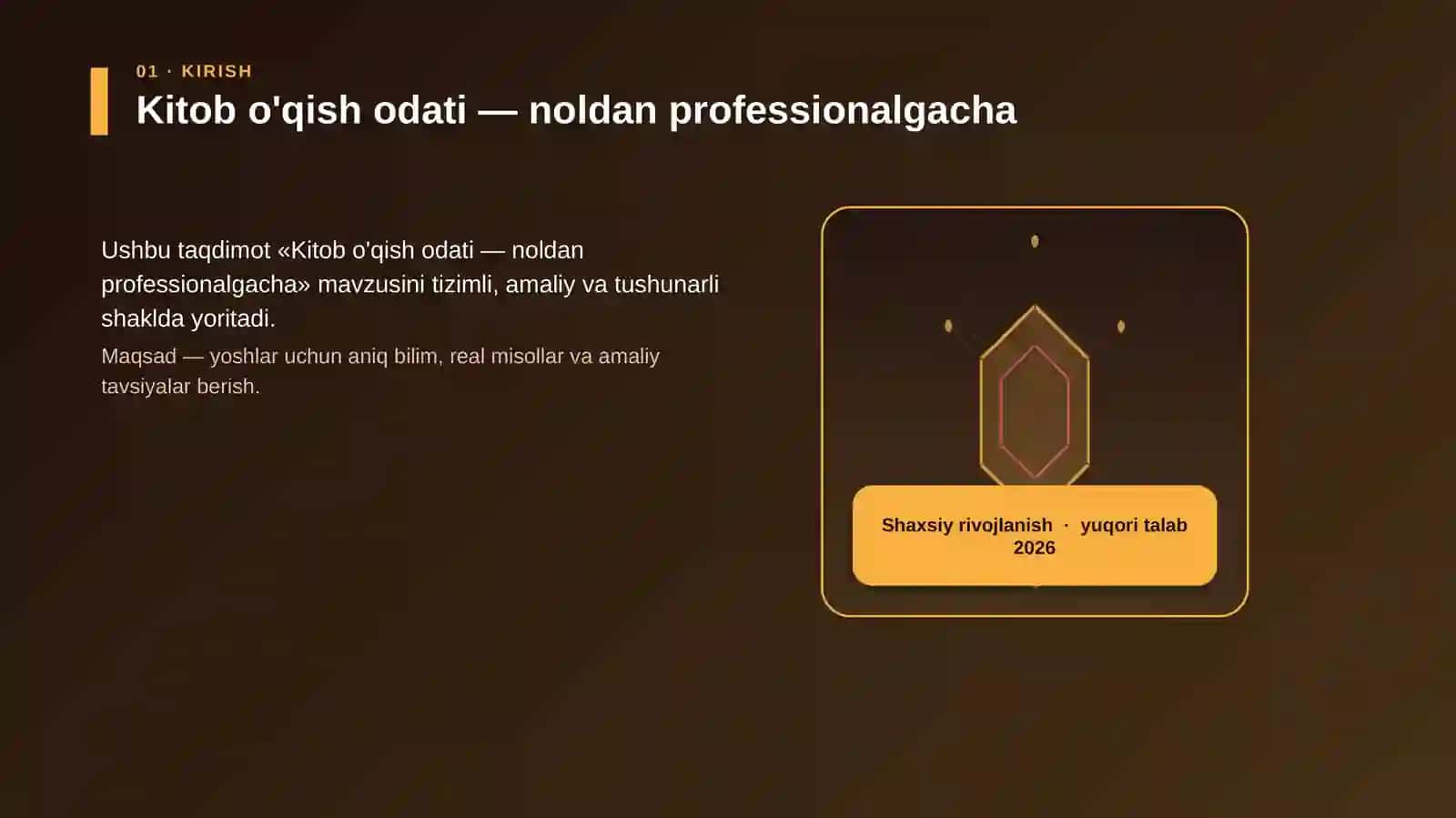 Kitob o'qish odati — noldan professionalgacha 3