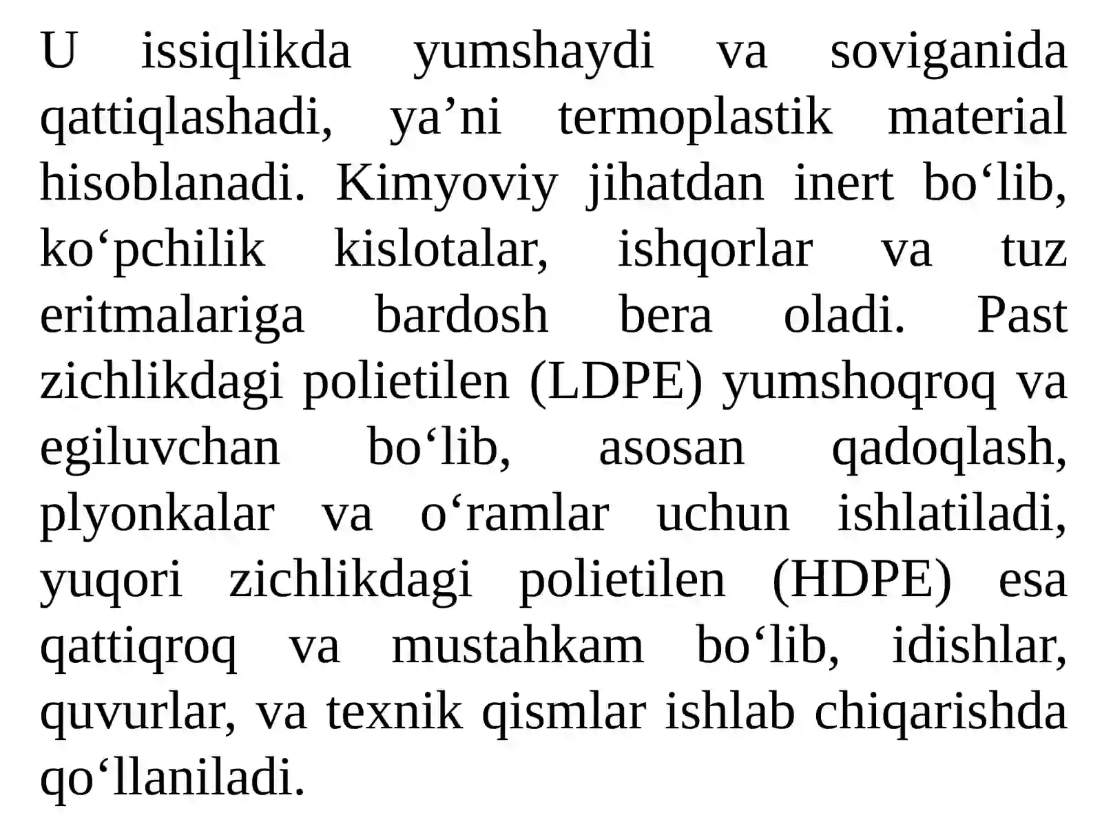 Polietilen (PE) 3
