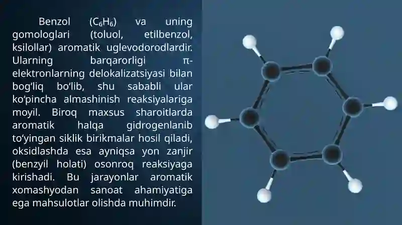 Benzol va uning gomologlari 3