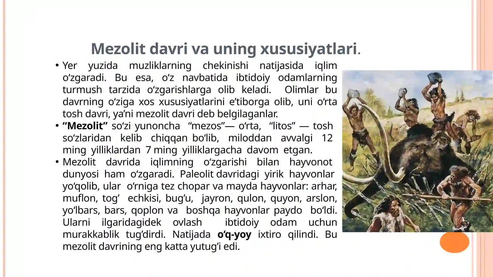 Mezolit davri 3