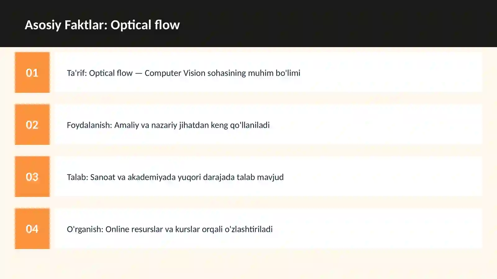 Optical flow 3