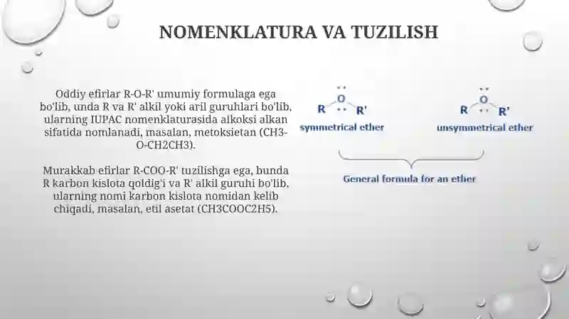 Oddiy va murakkab efirlar 3