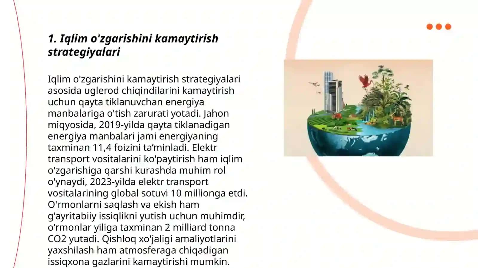 ANTROPOGENNING BIOSFERAGA TA'SIRINI KAMAYTIRISH UCHUN KURASHAMIZ! Po'latova Bahoroy 3