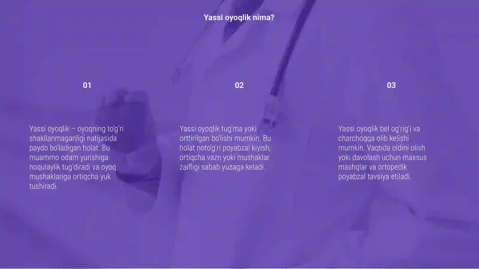 Yassi oyoqlik 3